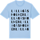 Blue Soul t-shirt med Lilla Gåsholmen ordlek t-shirt