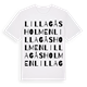 Lilla Gåsholmen ordlek t-shirt