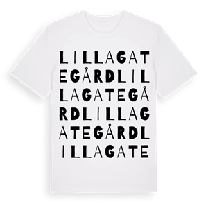 Lilla Gategård ordlek t-shirt – ekologisk bomull t-shirt från Pinshirt