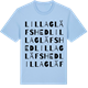 Blue Soul t-shirt med Lilla Gläfshed ordlek t-shirt