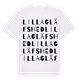 Lilla Gläfshed ordlek t-shirt