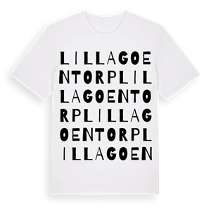 Lilla Goentorp ordlek t-shirt – ekologisk bomull t-shirt från Pinshirt