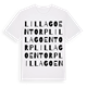Lilla Goentorp ordlek t-shirt