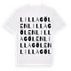 Lilla Gölen ordlek t-shirt