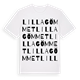 Lilla Gömmet ordlek t-shirt