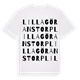 Lilla Göranstorp ordlek t-shirt