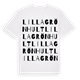 Lilla Grönhult ordlek t-shirt