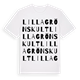 Lilla Grönskult ordlek t-shirt