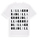 Lilla Grorud ordlek t-shirt