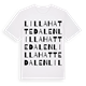Lilla Hattedalen ordlek t-shirt