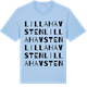 Blue Soul t-shirt med Lilla Havsten ordlek t-shirt