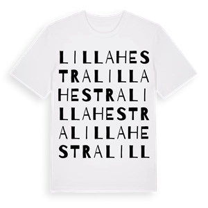 Lilla Hestra ordlek t-shirt – ekologisk bomull t-shirt från Pinshirt