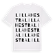 Lilla Hestra ordlek t-shirt