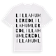 Lilla Humlered ordlek t-shirt