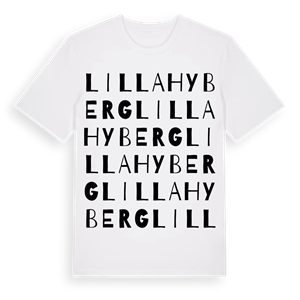 Lilla Hyberg ordlek t-shirt – ekologisk bomull t-shirt från Pinshirt