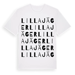 Lilla Jäger ordlek t-shirt – ekologisk bomull t-shirt från Pinshirt