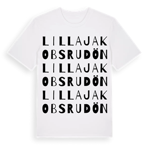 Lilla Jakobsrudön ordlek t-shirt – ekologisk bomull t-shirt från Pinshirt