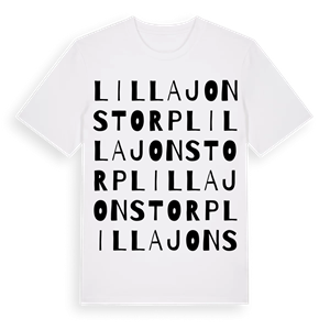 Lilla Jonstorp ordlek t-shirt – ekologisk bomull t-shirt från Pinshirt