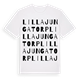 Lilla Jungatorp ordlek t-shirt