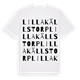 Lilla Källstorp ordlek t-shirt
