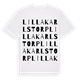 Lilla Karlstorp ordlek t-shirt