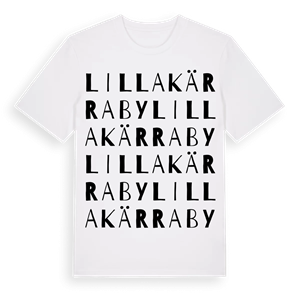 Lilla Kärraby ordlek t-shirt – ekologisk bomull t-shirt från Pinshirt