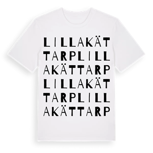 Lilla Kättarp ordlek t-shirt – ekologisk bomull t-shirt från Pinshirt