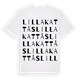 Lilla Kattås ordlek t-shirt