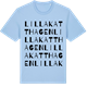 Blue Soul t-shirt med Lilla Katthagen ordlek t-shirt