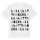 Lilla Katthagen ordlek t-shirt