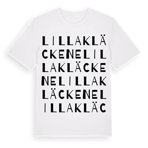 Lilla Kläckene ordlek t-shirt – ekologisk bomull t-shirt från Pinshirt