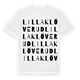 Lilla Klöverud ordlek t-shirt