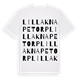 Lilla Knapetorp ordlek t-shirt