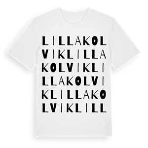 Lilla Kolvik ordlek t-shirt – ekologisk bomull t-shirt från Pinshirt