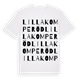 Lilla Komperöd ordlek t-shirt
