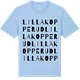 Blue Soul t-shirt med Lilla Kopperud ordlek t-shirt