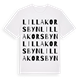 Lilla Korsbyn ordlek t-shirt