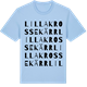 Blue Soul t-shirt med Lilla Krossekärr ordlek t-shirt