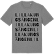 Mid Heather Gray t-shirt med Lilla Kungsängen ordlek t-shirt