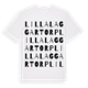 Lilla Laggartorp ordlek t-shirt
