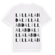 Lilla Landa ordlek t-shirt