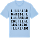 Blue Soul t-shirt med Lilla Långared ordlek t-shirt