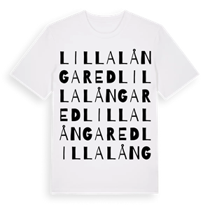 Lilla Långared ordlek t-shirt – ekologisk bomull t-shirt från Pinshirt
