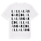 Lilla Långared ordlek t-shirt