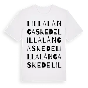 Lilla Långaskede ordlek t-shirt – ekologisk bomull t-shirt från Pinshirt