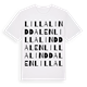 Lilla Linddalen ordlek t-shirt