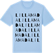 Blue Soul t-shirt med Lilla Mada ordlek t-shirt