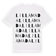 Lilla Mada ordlek t-shirt