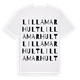 Lilla Marhult ordlek t-shirt