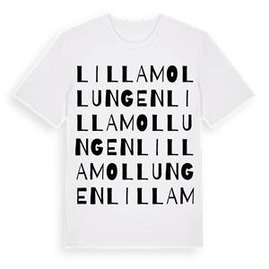 Lilla Mollungen ordlek t-shirt – ekologisk bomull t-shirt från Pinshirt
